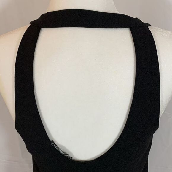 Zara Black Zipper Front Mini Dress - Picture 6 of 8